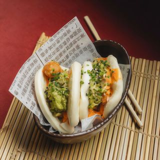 Bao de Langostinos Crujientes  (2 Uds.)