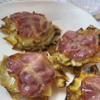 Flor De Alcachofa de Tudela con Velo de Copa Ibérica 