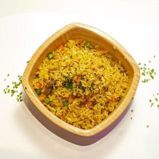 Arroz frito de ternera