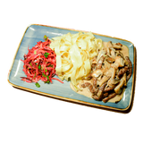 Мясо с грибами