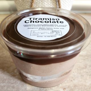 Tiramisú gastronómico de chocolate