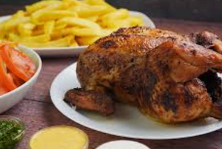 1/2 Pollo A La Brasa Entero Con Salsa De Mostaza Y Miel