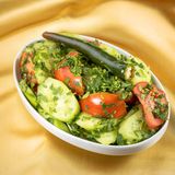 კიტრი-პომიდვრის სალათი