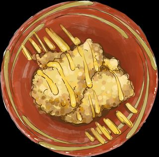 A6. Ali di pollo fritte 3 pz