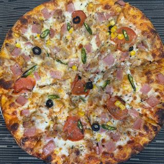 Pizza de  carne (picante)