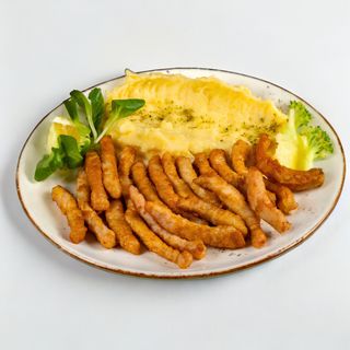 Жулиенчета с масло и картофено пюре (250гр)
