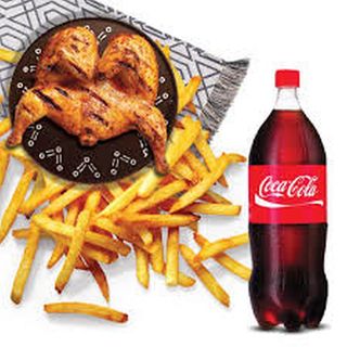 Chips, 1/4 Chicken & Soda(350ml)