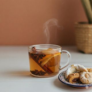 Te marocchino con dolci