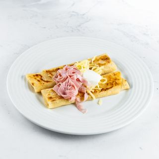 Slane palačinke šunka, sir, vrhnje