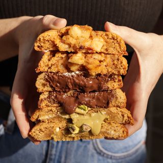 Cookie's de Pistachoooo y chocolate blanco