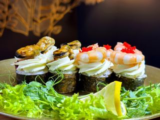 Рол вершковий з креветкою і мідією 390г