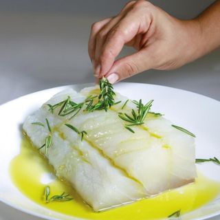 Baccalà bollito al limone