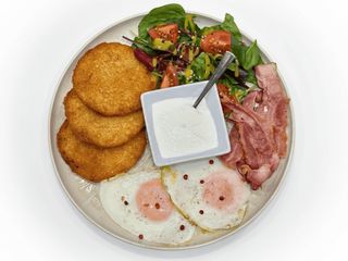 Деруни з беконом