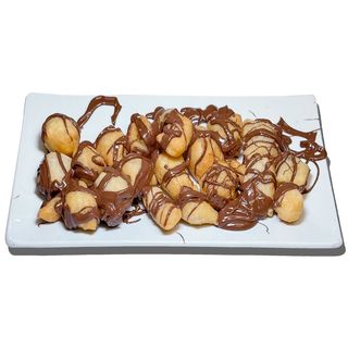 Gnocco fritto bianco con Nutella