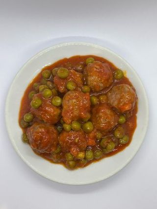 Polpette e piselli GF