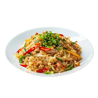 Fideos de arroz vegetarianos