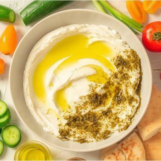 Labneh con queso de cabra (ración)