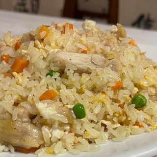 Arroz Frito Con Pollo
