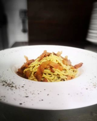 Tonnarelli gricia tartufata