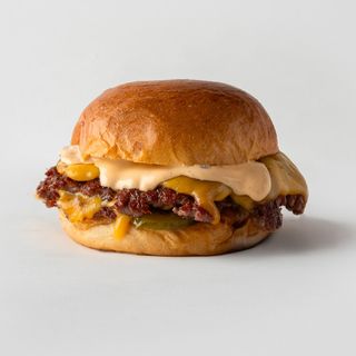 Double CHEESEBURGER & Fries!