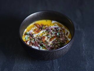 Гарбузовий крем-суп з креветками (450g)