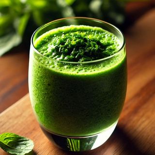 Sumo Natural de Pepino, Kiwi, Maçã e Gengibre