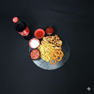 კაჯუნური ბუფალოს ფრთების  მენიუ 2 პერსონაზე (214)