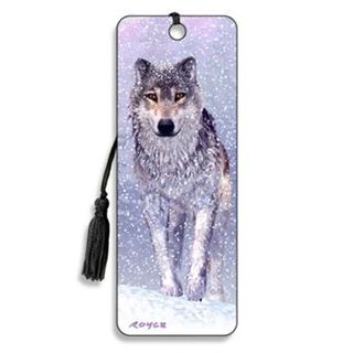 Marcapaginas 3D Lobo De Nieve 6 - 9421026450388
