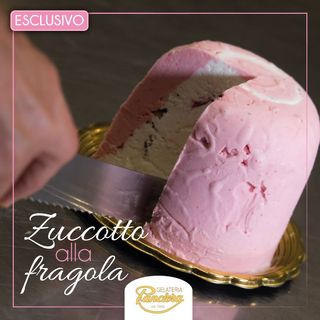 Zuccotto con meringa alla fragola