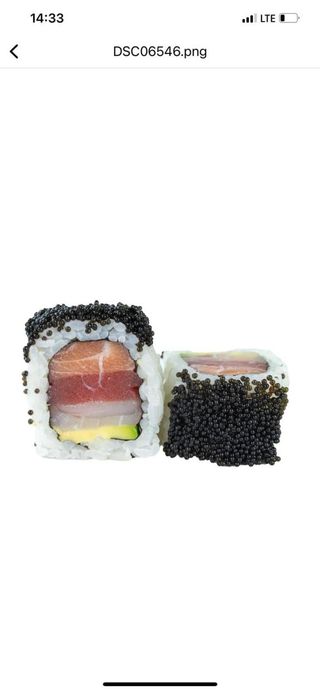 61. Ura dark tobiko - 8 pezzi