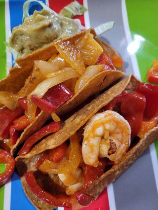 Tacos de gambas