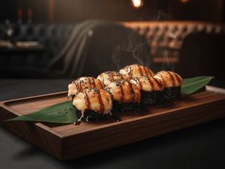 Zapiekany z pieczonym łososiem (290g)