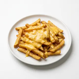 Patatas Fritas Con Queso