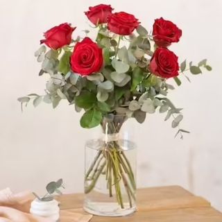 Ramo de 6 Rosas Rojas