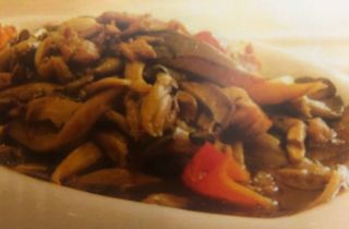 Баранина с грибами