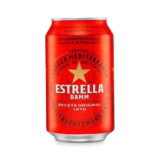 Cerveza Estrella Lata (330 ml.)