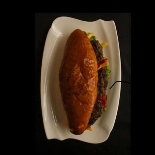 Сэндвич с котлетой