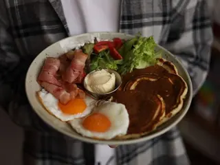 Панкейки з беконом (300g)
