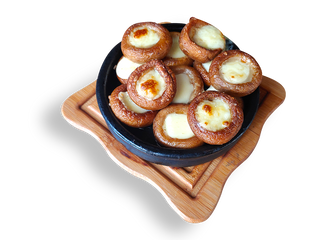 სოკო კეცზე სულგუნით 