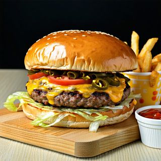 Spicy burger