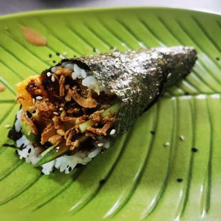 Temaki de gamba frita (1 Uds)