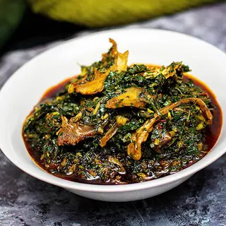 Seafood Okro + Assorted