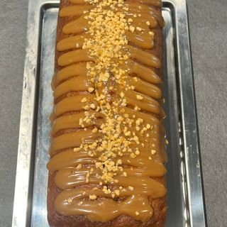 Plumcake de manzana y caramelo