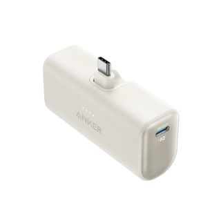 Anker Nano Power Bank (22.5W, Built-In USB-C Connector) White