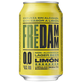 Free Damm Limón Cerveza 0,0 con limón Lata 33cl