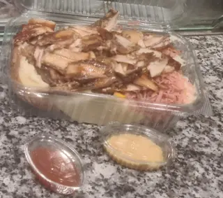 Kumpir Chawarma Poulet. Fromage Chawarma Poulet