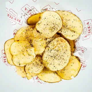 Chips con limone e pepe nero