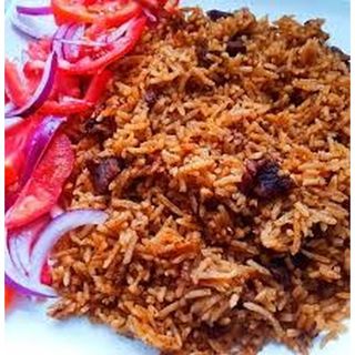 Special Pilau / Gither! / Mukimo Matoke Served With Beef