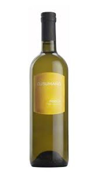 518. Vino bianco Cusumano in bottiglia