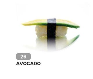 26. Nigiri avocado